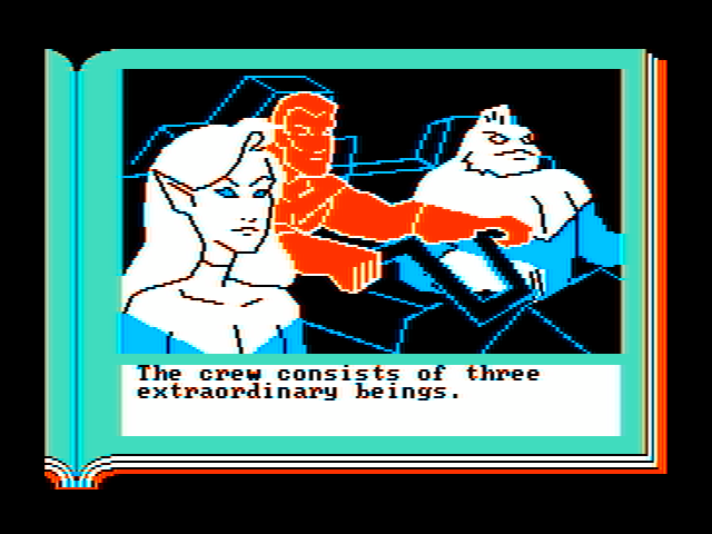 Gamma Force in Pit of a Thousand Screams IBM PC/Compatibles Screenshot: The gamma force...