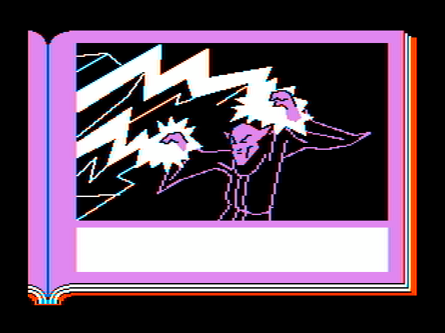 Gamma Force in Pit of a Thousand Screams IBM PC/Compatibles Screenshot: The guy has strange powers..