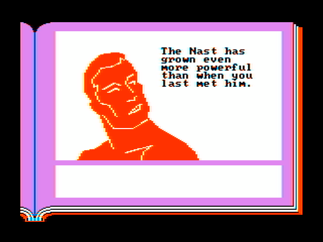 Gamma Force in Pit of a Thousand Screams IBM PC/Compatibles Screenshot: The Nast have grown powerful...