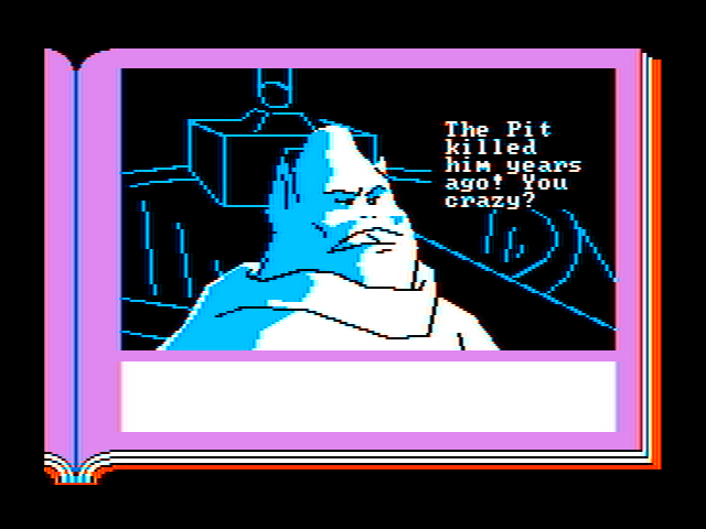 Gamma Force in Pit of a Thousand Screams IBM PC/Compatibles Screenshot: But...how are you here?