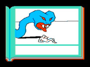 Gamma Force in Pit of a Thousand Screams for IBM PC/Compatibles - A giant snake attacks!