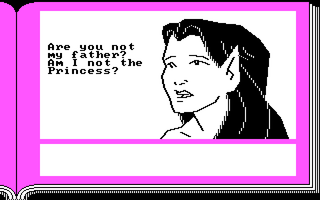 Gamma Force in Pit of a Thousand Screams IBM PC/Compatibles Screenshot: Finding out what happened...