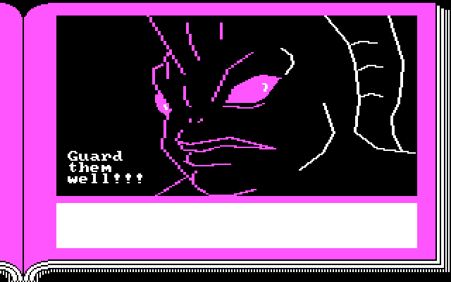 Gamma Force in Pit of a Thousand Screams IBM PC/Compatibles Screenshot: Guard them well!
