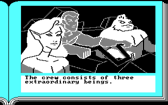 Gamma Force in Pit of a Thousand Screams IBM PC/Compatibles Screenshot: The Gamma Force!