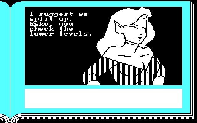 Gamma Force in Pit of a Thousand Screams IBM PC/Compatibles Screenshot: Time to split up...