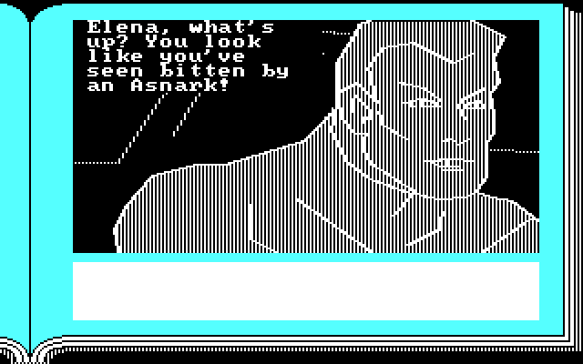 Gamma Force in Pit of a Thousand Screams IBM PC/Compatibles Screenshot: Something's wrong...