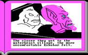 Gamma Force in Pit of a Thousand Screams for IBM PC/Compatibles - Eskobar is uneasy...