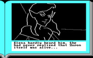 Gamma Force in Pit of a Thousand Screams for IBM PC/Compatibles - Elena realizes what her new powers are.