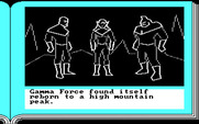 Gamma Force in Pit of a Thousand Screams for IBM PC/Compatibles - The adventure begins!