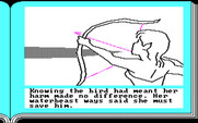 Gamma Force in Pit of a Thousand Screams for IBM PC/Compatibles - Elena always does the right thing.