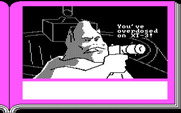 Gamma Force in Pit of a Thousand Screams for IBM PC/Compatibles - About to be shot...uh oh!