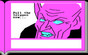 Gamma Force in Pit of a Thousand Screams for IBM PC/Compatibles - This guy has his henchman kill people...