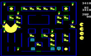 Super Pac-Man for IBM PC/Compatibles - You can have both Super Pac-Man and blue ghosts at the same time...