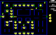 Super Pac-Man for IBM PC/Compatibles - Earn 1600 points for eating the fourth ghost...