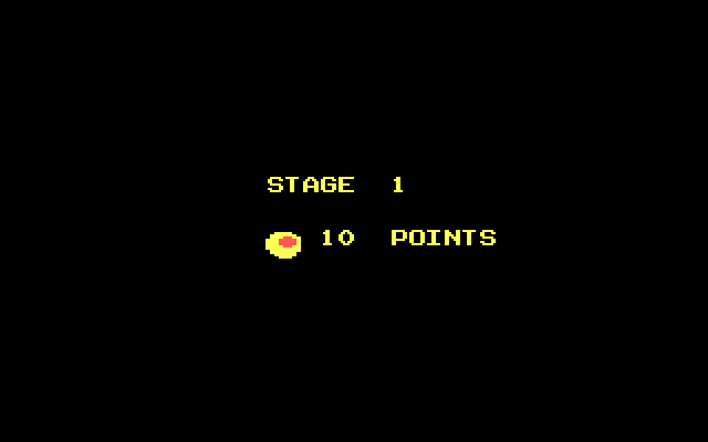 Super Pac-Man IBM PC/Compatibles Screenshot: Ready for Stage 1?