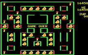 Super Pac-Man for IBM PC/Compatibles - Game over.