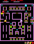 Super Pac-Man for Arcade - Don't run into the red ghost!