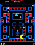 Super Pac-Man for Arcade - Eating fruit as Super Pac-Man!