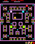 Super Pac-Man for Arcade - Eat keys to unlock the doors.