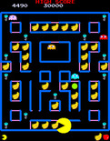 Super Pac-Man for Arcade - Eat all of the bananas on the second stage...