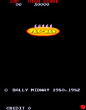Super Pac-Man for Arcade - Title screen (U.S. version).