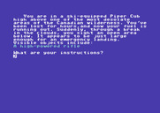 Adventure Quest IV for Commodore 64 - Yukon - game start.
