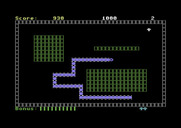 Adventure Quest IV for Commodore 64 - Monsters of the Deep - your snake gets longer the more mushrooms you eat.