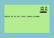 Adventure Quest IV for Commodore 64 - Lost at Sea - ready to set sail?