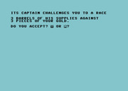 Adventure Quest IV for Commodore 64 - Lost at Sea - care to race?