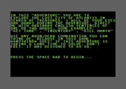 Adventure Quest IV for Commodore 64 - Trip to Atlantis - game introduction.