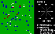 Adventure Quest IV for IBM PC/Compatibles - Fire Fighter - Game start.