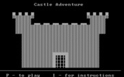 Adventure Quest IV for IBM PC/Compatibles - Golden Wombat - title screen (originally the game was released as Castle Adventure).