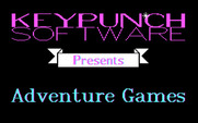 Adventure Quest IV for IBM PC/Compatibles - Disk 1 Keypunch Software logo.
