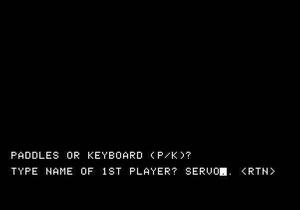 Adventure Quest IV Apple II Screenshot: Concentration - Setting up a new game.