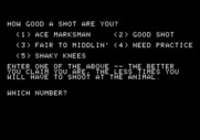 Adventure Quest IV for Apple II - Wagons West - How good a shot are you?