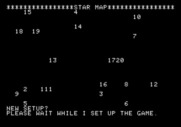 Adventure Quest IV for Apple II - Galactic Empires - The computer sets up the game board.