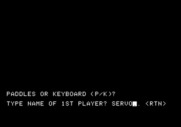 Adventure Quest IV for Apple II - Concentration - Setting up a new game.