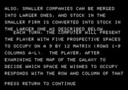 Adventure Quest IV for Apple II - Star Trader - Game instructions continued...