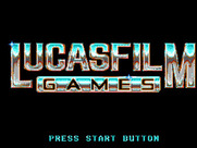 Indiana Jones and the Last Crusade: The Action Game for Sega Master System - Lucasfilm Games logo.