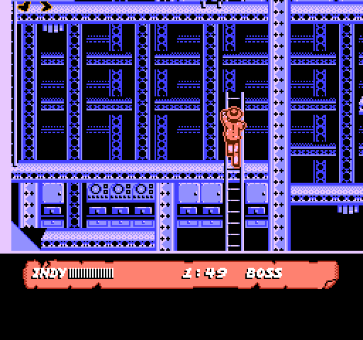 Indiana Jones and the Last Crusade: The Action Game NES / Famicom Screenshot: Exploring an airship...