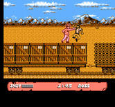Indiana Jones and the Last Crusade: The Action Game for NES / Famicom - I'm not the only one crazy enough to walk on top of the train!