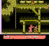 Indiana Jones and the Last Crusade: The Action Game for NES / Famicom - Punching an opponent...