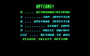 Indiana Jones and the Last Crusade: The Action Game for IBM PC/Compatibles - The main menu.