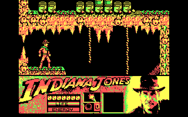 Indiana Jones and the Last Crusade: The Action Game IBM PC/Compatibles Screenshot: The game begins here...