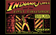 Indiana Jones and the Last Crusade: The Action Game for IBM PC/Compatibles - Title screen.
