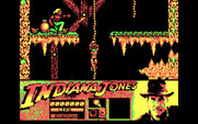 Indiana Jones and the Last Crusade: The Action Game for IBM PC/Compatibles - Climbing down a rope...