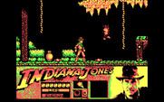 Indiana Jones and the Last Crusade: The Action Game for IBM PC/Compatibles - Don't get hit by falling objects...