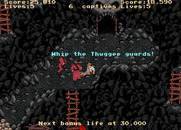 Indiana Jones and the Temple of Doom for Arcade - Whip the thuggee guards...