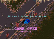Indiana Jones and the Temple of Doom for Arcade - Crash! And game over...