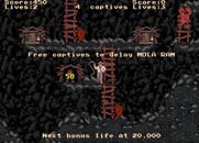 Indiana Jones and the Temple of Doom for Arcade - Freeing captives...